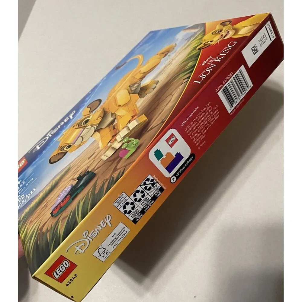 LEGO® Disney™ Classic Simba the Lion King Cub 43243 Building Toy Bricks NEW - Picture 6 of 6